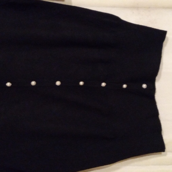 Cardigan Sweater w/ Pearl-like Buttons - Small - Picture 3 of 5